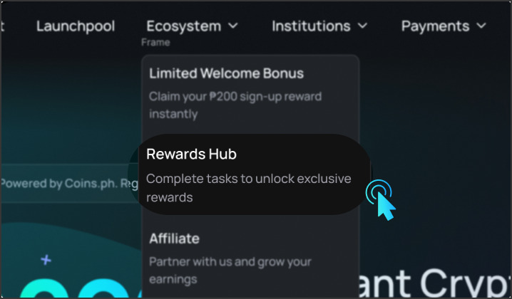 Rewards Hub location